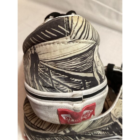 Vans x Moma Unisex Lace-up Sneakers The Scream by Edward Munch Size W6.5 M5 - Picture 8 of 15